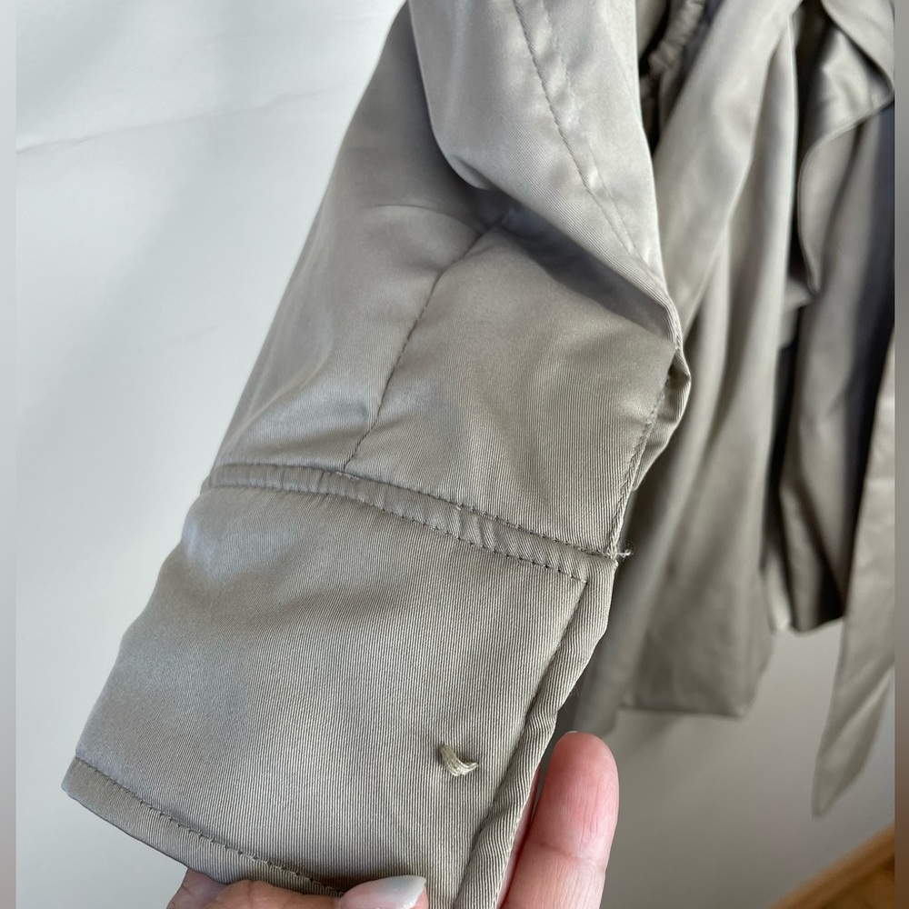 Ruby Rose Size Medium Jacket Trench Coat Ruffled … - image 2